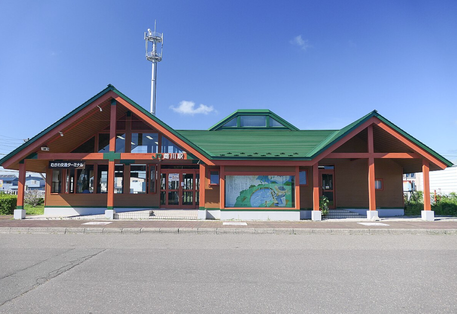 現在の鵡川駅